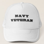 Hat Navy Veteran Truckerkappe (Vorderseite)