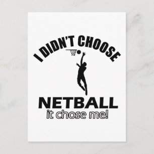 Hat Netball nicht gewählt Postkarte