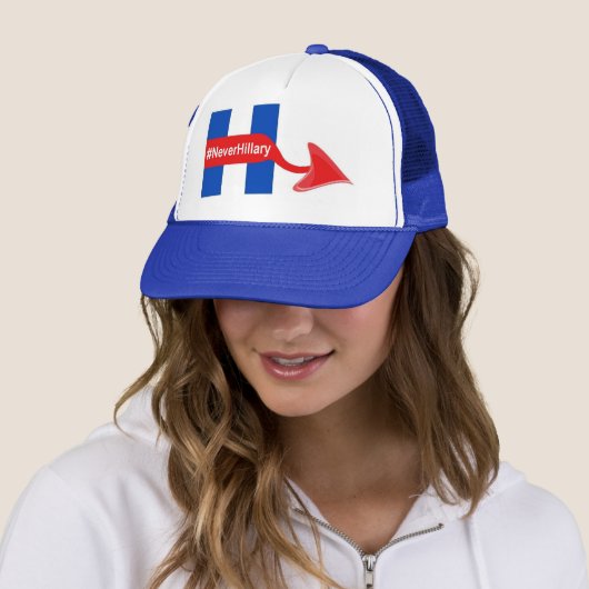 Hat Never Hillary Truckerkappe (Beispiel)
