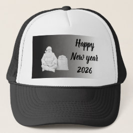 Hat new year calm truckerkappe