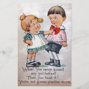 Hat noch nie ein Mädchen geküsst?