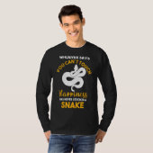 Hat noch nie eine Schlange getroffen T-Shirt (Vorne ganz)