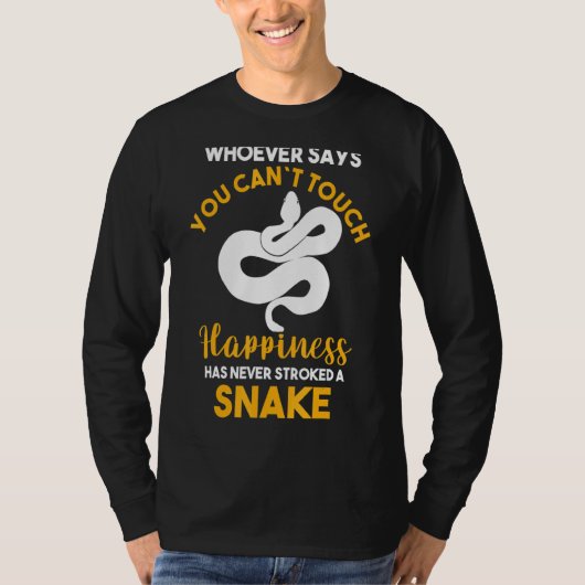 Hat noch nie eine Schlange getroffen T-Shirt (Vorderseite)