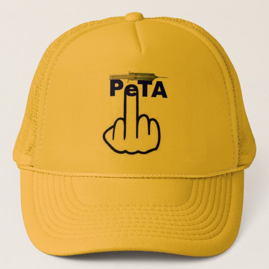 Hat Peta Dreh Truckerkappe (Vorderseite)