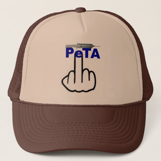 Hat Peta Dreh Truckerkappe (Vorderseite)