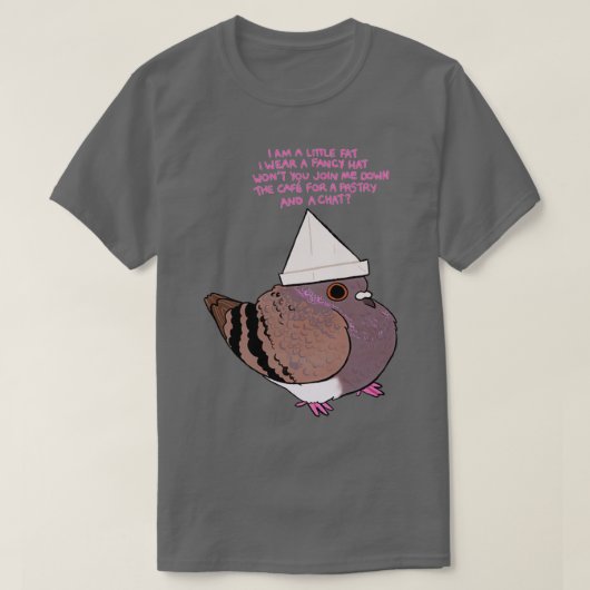 Hat Pigeon 2 T-Shirt (Design vorne)