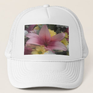 Hat Pink Lily Beauty Truckerkappe