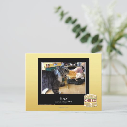 hat postkarte (Stehend Vorderseite)