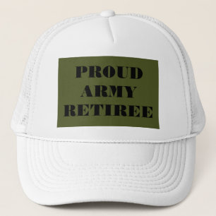 Hat Proud Army Retiree Truckerkappe