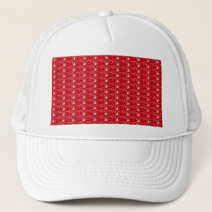 Hat Red Glitzer Truckerkappe