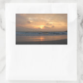 Hat Rin Beach Sunrise ... Koh Phangan, Thailand Rechteckiger Aufkleber (Tasche)