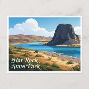 Hat Rock State Park Umatilla Oregon Postkarte