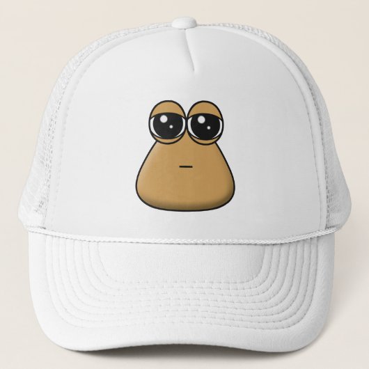 Hat - Sad Baby Pou Truckerkappe (Vorderseite)