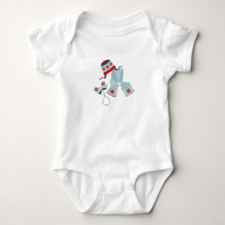 Hat Scarf und Mittens Baby Strampler