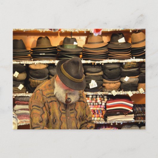 Hat Seller Postkarte (Vorderseite)