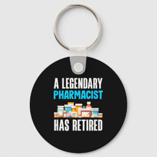 Hat Shirt Legendärer Apotheker Ruheständler Apothe Schlüsselanhänger
