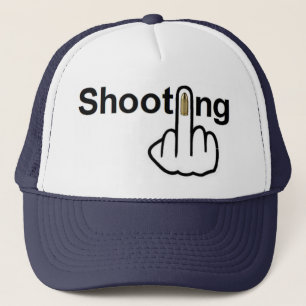Hat Shooting Gedreht Truckerkappe
