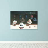 Hat Shop 1990 Leinwanddruck (Insitu (Holzboden))