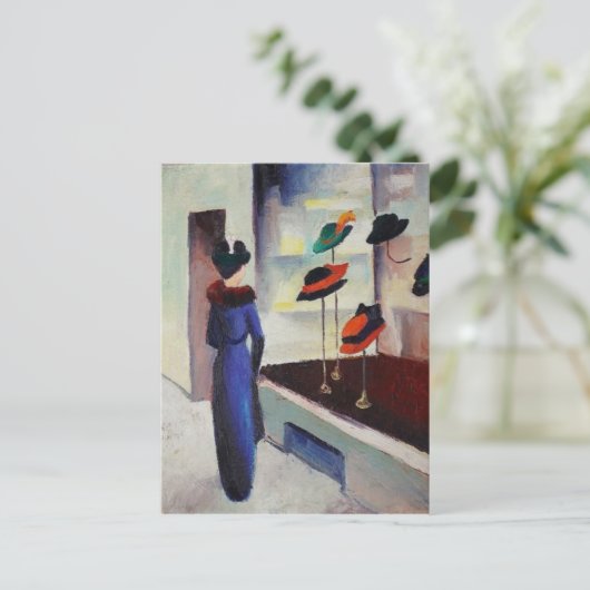 Hat Shop - August Macke Postkarte (Stehend Vorderseite)