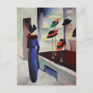 Hat Shop - August Macke Postkarte