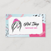 Hat Shop für Frauen Visitenkarte (Vorderseite)