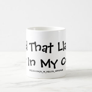 Hat sich dieser Llama in meinen Cup gesprungen? Kaffeetasse