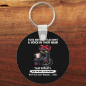 Hat sonst jemand eine Stimme in seinem Kopf, die Schlüsselanhänger (Vorderseite)