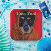 Hat Spaß Rottweiler Pappteller (Party)