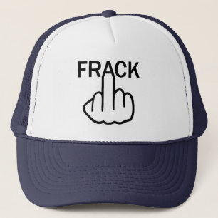 Hat stoppt Fracking Truckerkappe