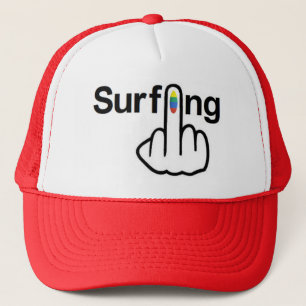 Hat Surfing Gedreht Truckerkappe