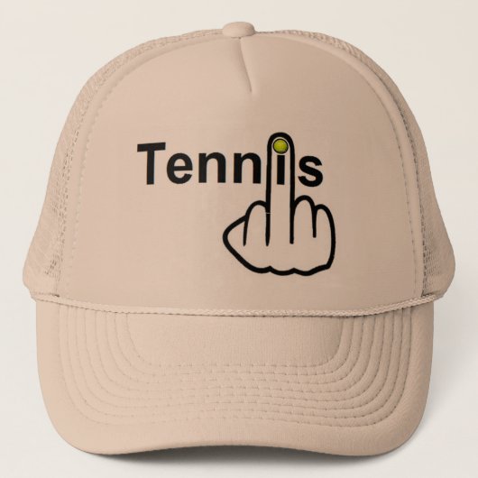 Hat Tennis Dreh Truckerkappe (Vorderseite)