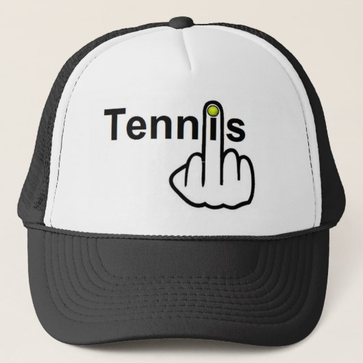 Hat Tennis Dreh Truckerkappe (Vorderseite)