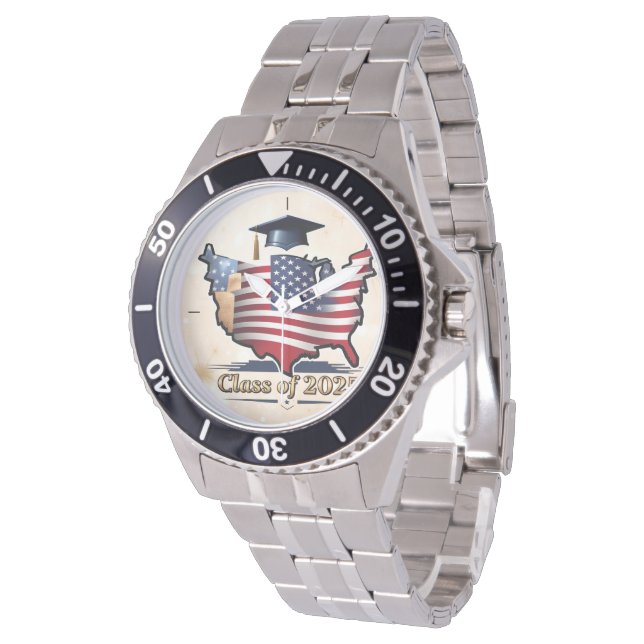 "Hat Toss Moment" Armbanduhr (Schrägansicht)