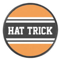 HAT TRICK Bold Orange White Black Racing Streifen