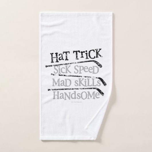 Hat Trick (Hockey) Badetuch-Set Badhandtuch Set (Handtuch)