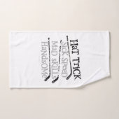 Hat Trick (Hockey) Badetuch-Set Badhandtuch Set (Handtuch)