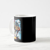 Hat Trick oder Streich Funny Eishockey Halloween K Kaffeetasse (Vorderseite Links)