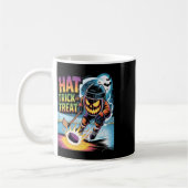 Hat Trick oder Streich Funny Eishockey Halloween K Kaffeetasse (Links)