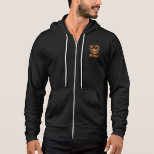 Hat Trick oder Treat Spooky Halloween Eishockey Hoodie