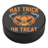 Hat Trick oder Treat Spooky Halloween Eishockey Puck (3/4)