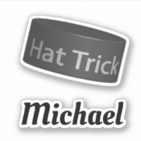 Hat Trick Puck mit Individuelle Name
