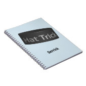 Hat Trick Puck mit Namen Notizblock (Rechte Seite)