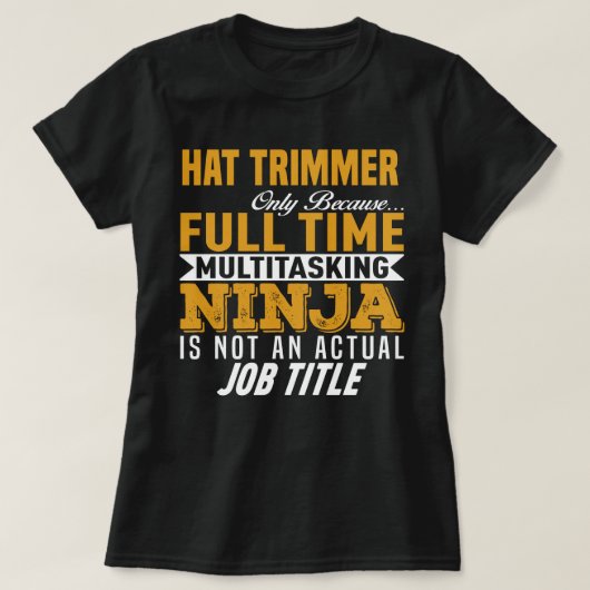 Hat Trimmer T-Shirt (Design vorne)