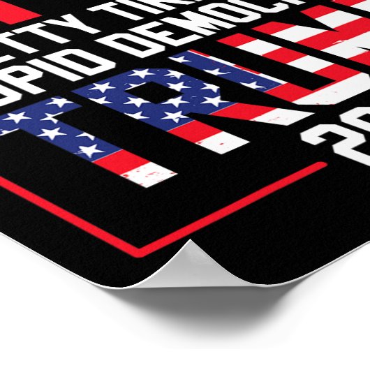 Hat Trump Hübsch müde von dubiosen Demokraten geha Poster (Ecke)