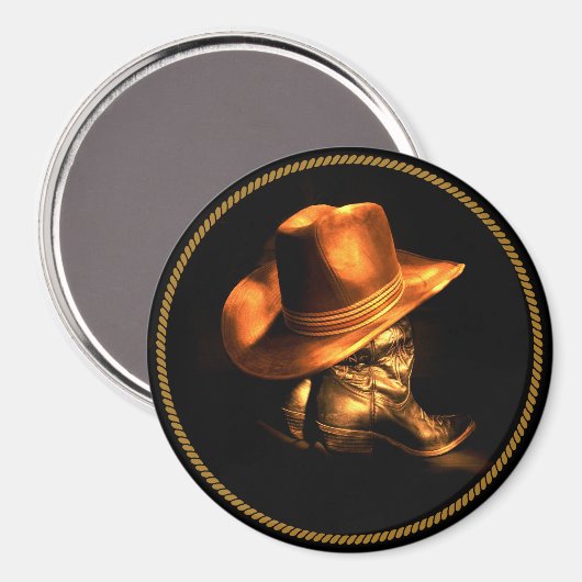 HAT UND BOOTE MAGNET (Vorderseite/Rückseite)