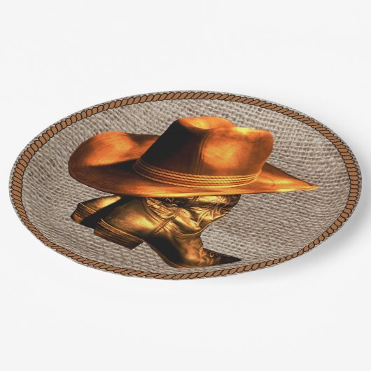 HAT UND BOOTE PAPPTELLER (Schrägansicht)