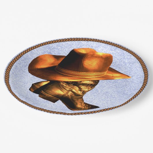 HAT UND BOOTE PAPPTELLER (Schrägansicht)