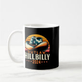 Hat US-Wahltag Vintage Gesetzlosigkeit Hillbilly 2 Kaffeetasse (Links)