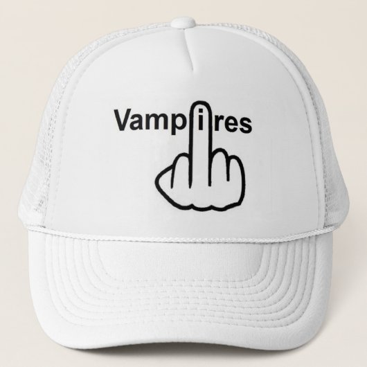Hat Vampires Gedreht Truckerkappe (Vorderseite)