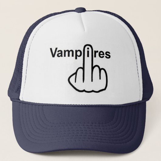 Hat Vampires Gedreht Truckerkappe (Vorderseite)